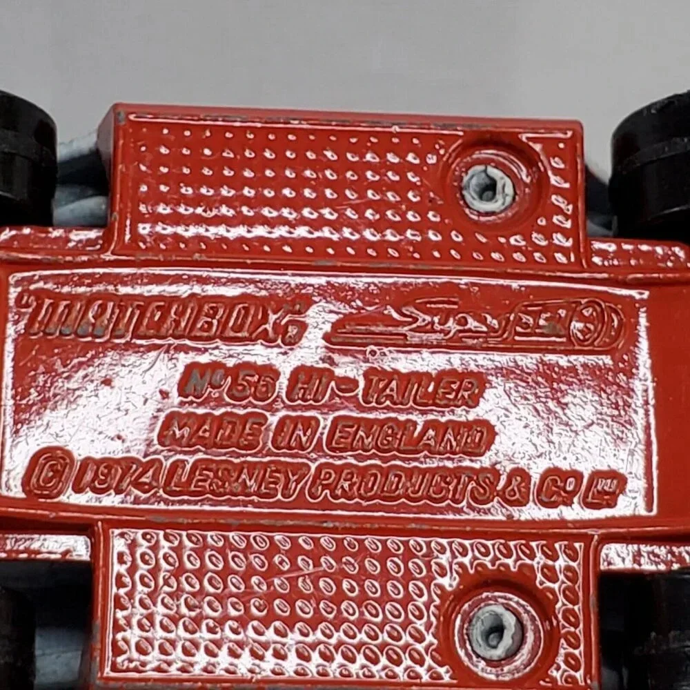 Vintage Lesney Matchbox No. 56 Hi-Tailer 1974 Superfast Die-cast Made In England